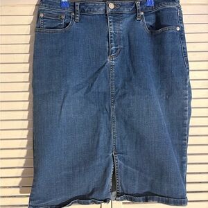 Banana Republic Blue Denim Skirt